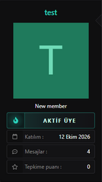 Aktif Üye postbit Aktif Üye postbit