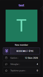Kıdemli Üye postbit Kıdemli Üye postbit