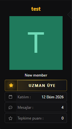 Uzman Üye postbit Uzman Üye postbit