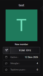 Yeni Üye postbit Yeni Üye postbit